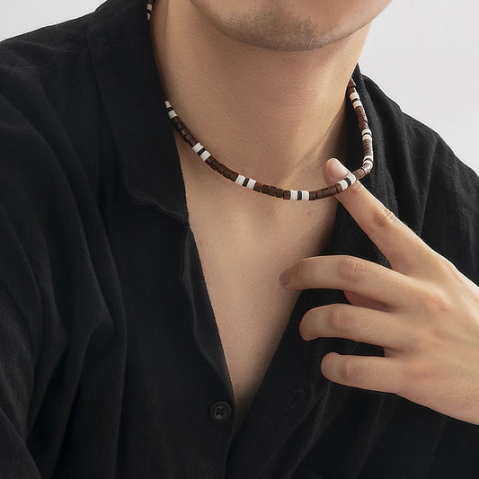 Modern Wood Necklace - Men & Women